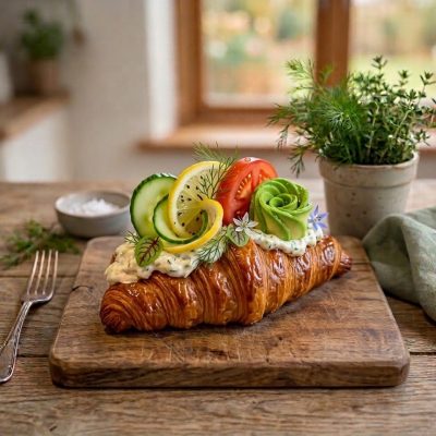 Croissanter-med-jomfruhummerhale-salat